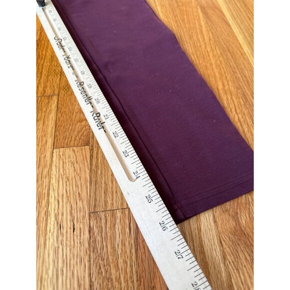 Lauren Conrad Womens Burgundy Pants Size 4 Casual Wear Rayon Nylon Spandex - Picture 2 of 7